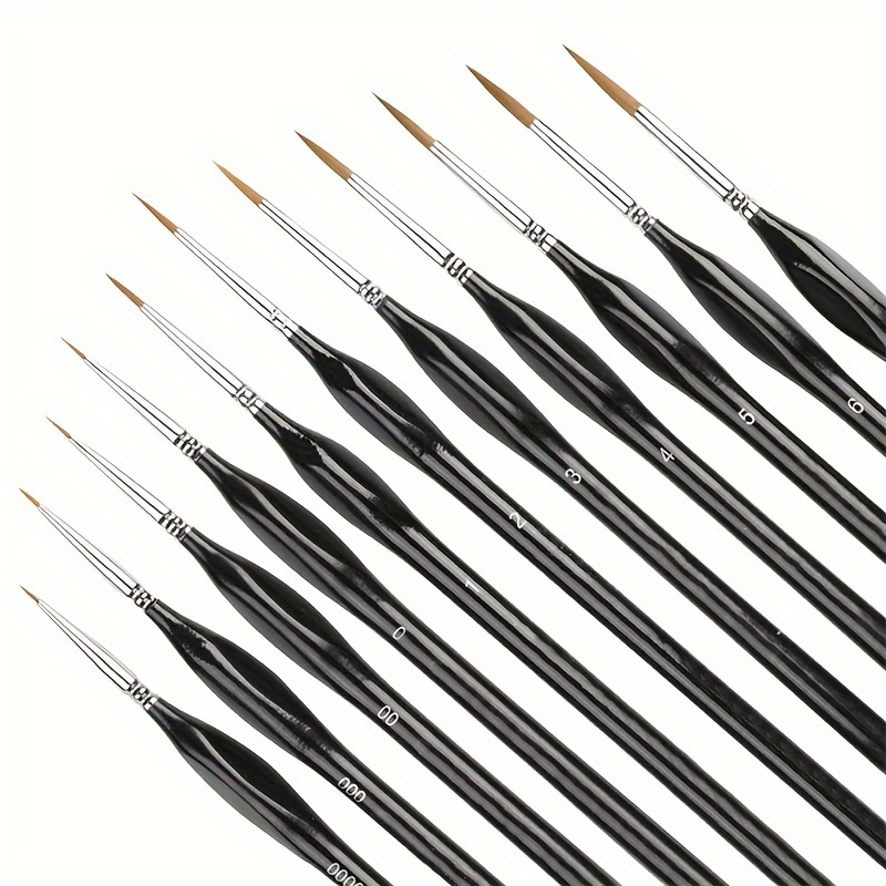 Photography Fine Art - 11pcs Fine Detail Paint Brush Set