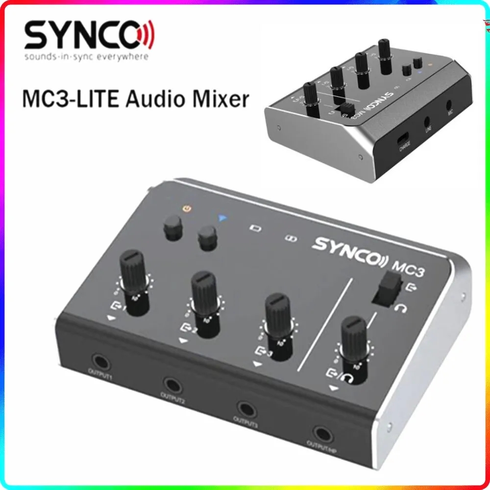 Synco MC3 Lite Audio Mixer 4 C - огляд і ціна Photography Video