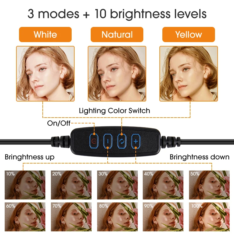 LED Round Lamps Dimmable Ring  - огляд і ціна Photography Umbrella Lighting Kit