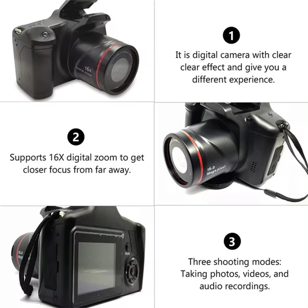 Digital Camera Portable 16X Zo - огляд і ціна Photography Video