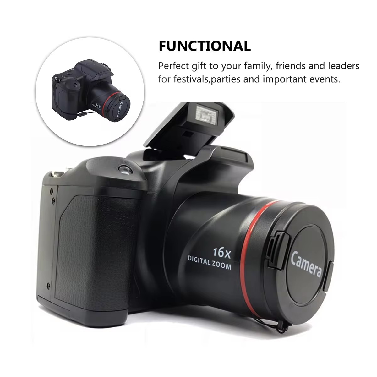 Digital Camera Portable 16X Zo - огляд і ціна Photography Video