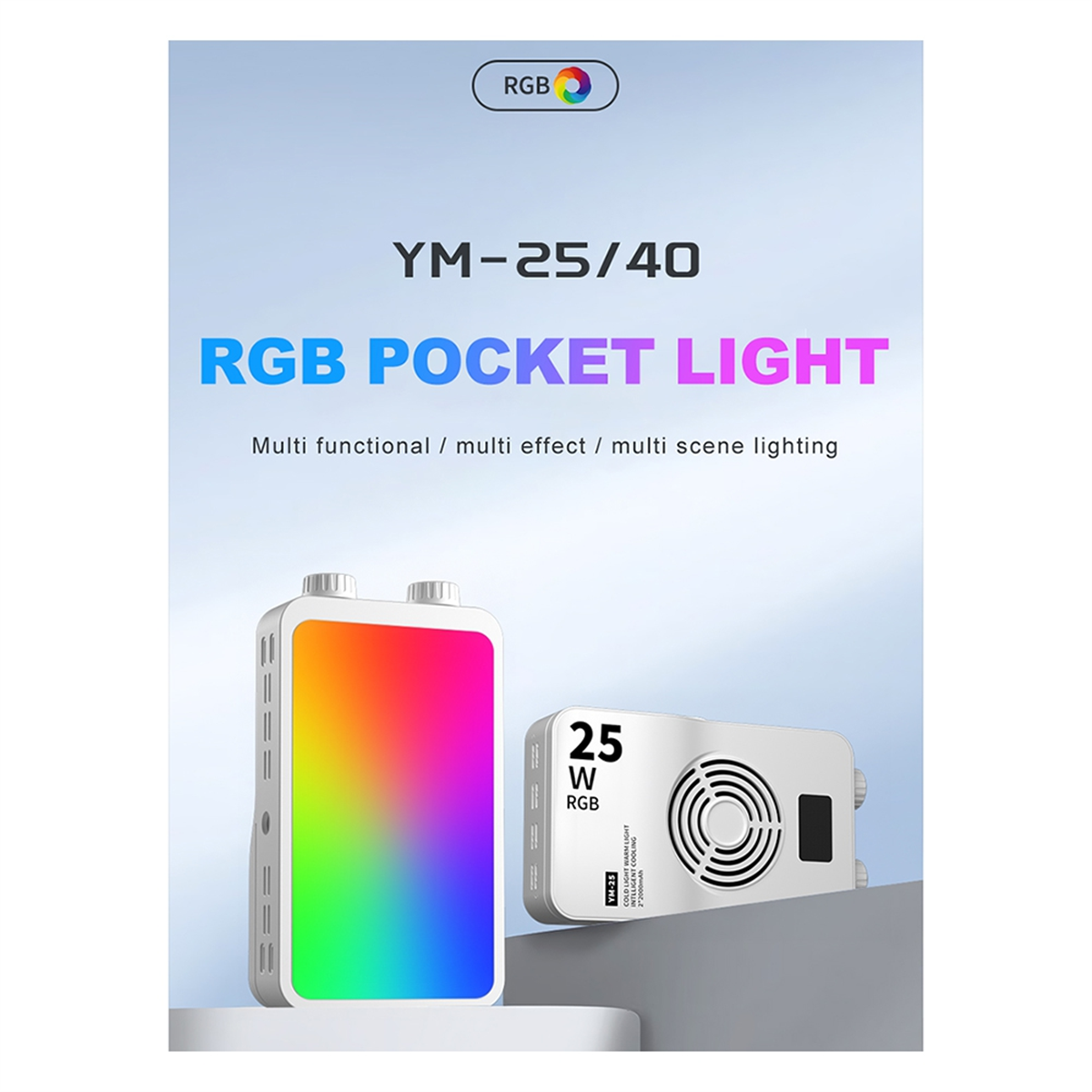 ABPS 25W RGB Full-Color Fill L - огляд і ціна Photography Video