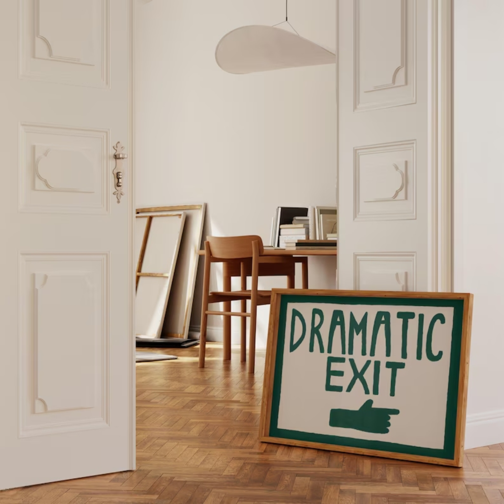 Funny Hallway Print Dark Green - огляд і ціна Photography Night