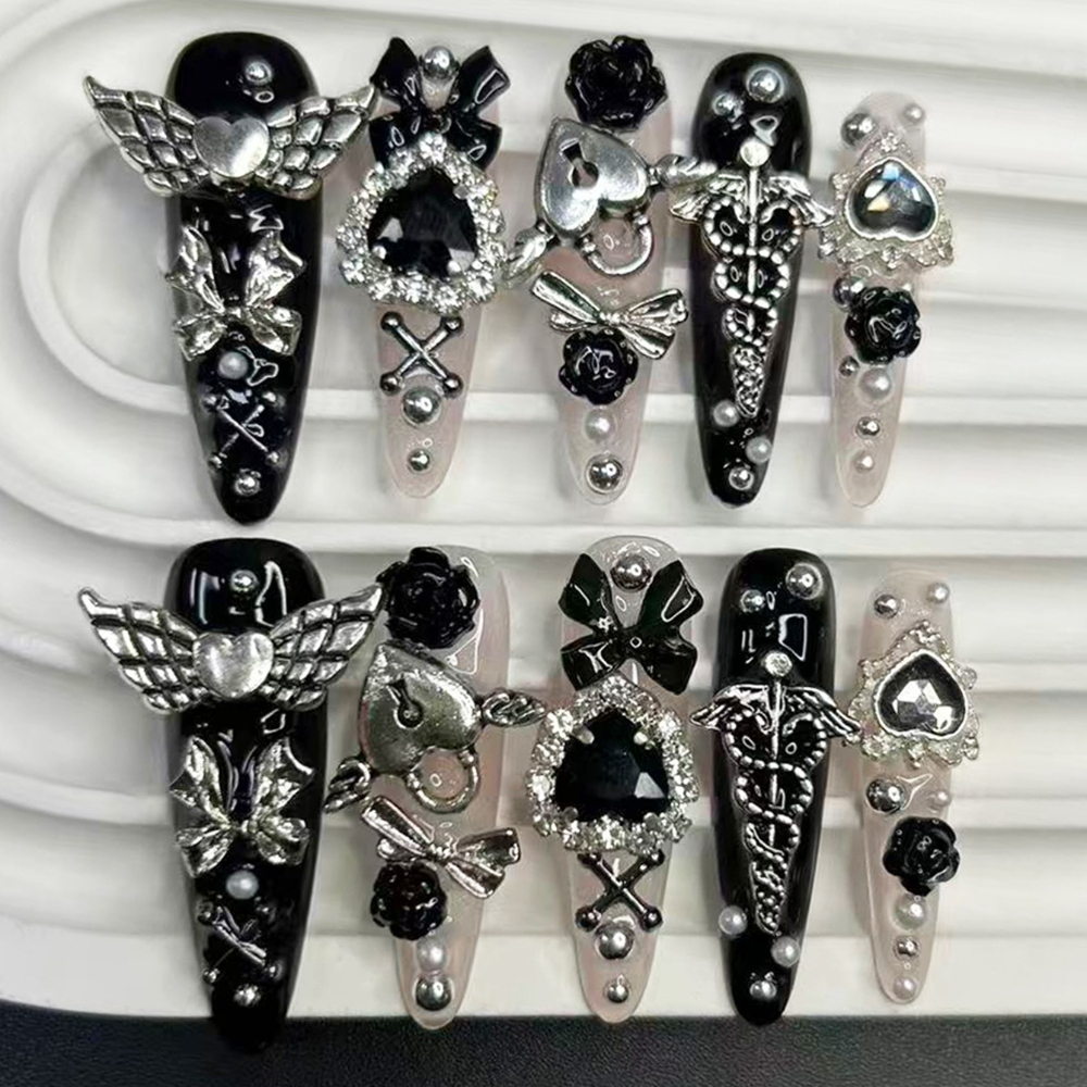 10PCS Jirai Y2K Black Pink Lon - огляд і ціна Photography Night