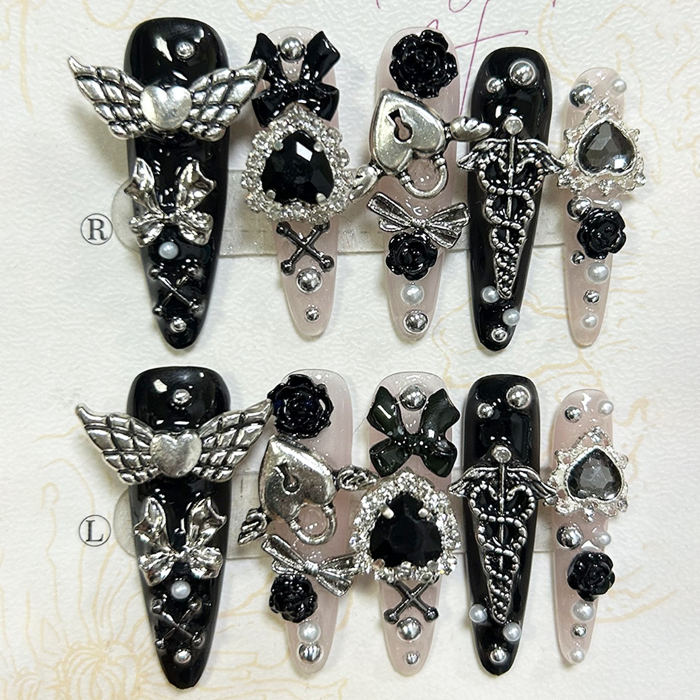 10PCS Jirai Y2K Black Pink Lon - огляд і ціна Photography Night