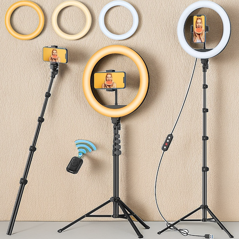 12’’Selfie Ring Light with Adj - огляд і ціна Photography Zooming