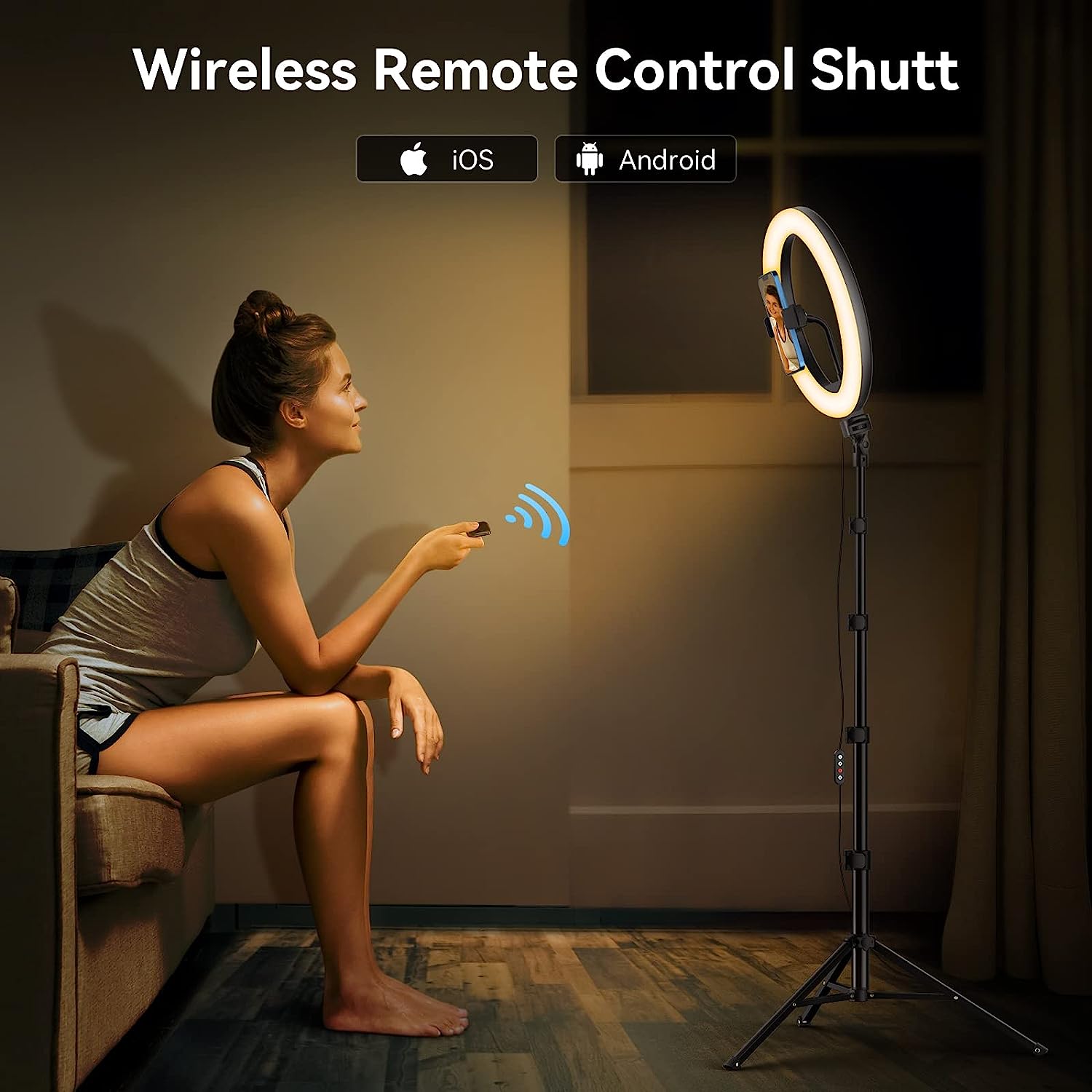 12’’Selfie Ring Light with Adj - огляд і ціна Photography Zooming