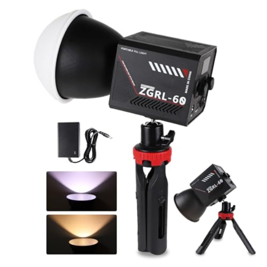 60W COB LED Video Light Handhe - огляд і ціна Photography Video