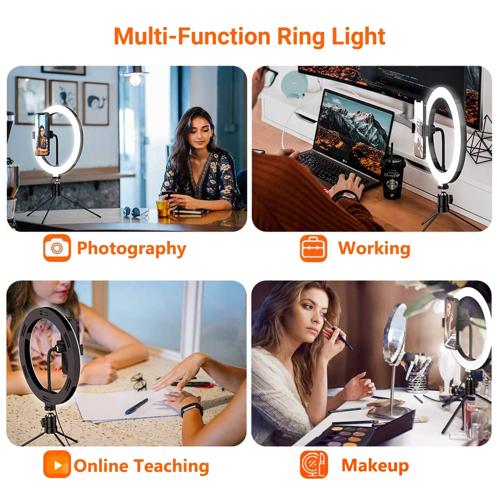 26cm 10 inch Led Ring Selfie L - огляд і ціна Photography Umbrella Lighting Kit