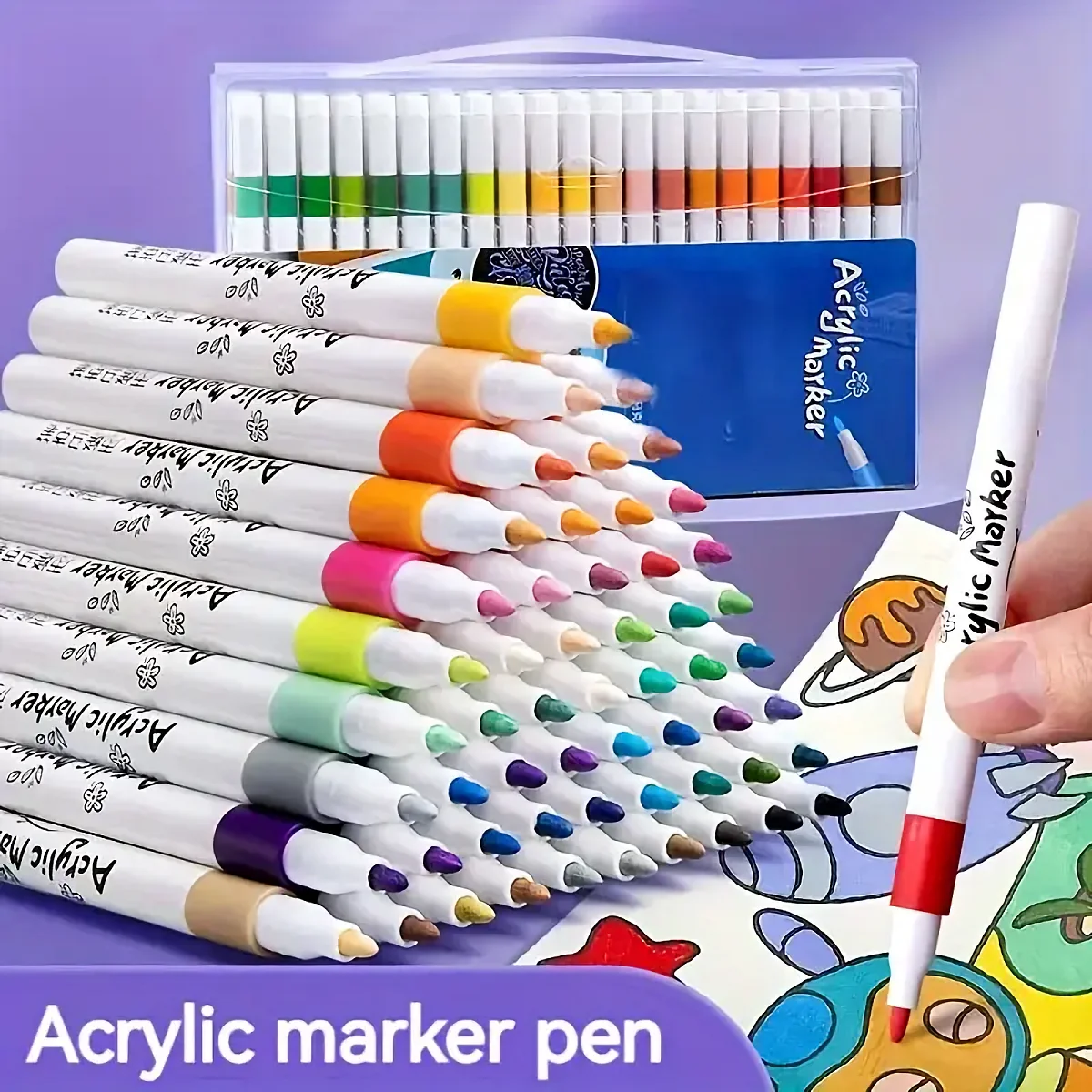 48-Color Acrylic Marker Set–Fi - огляд і ціна Photography Fine Art