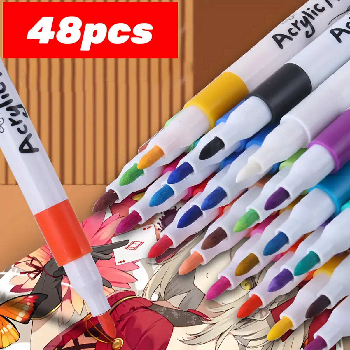 48-Color Acrylic Marker Set–Fi - огляд і ціна Photography Fine Art