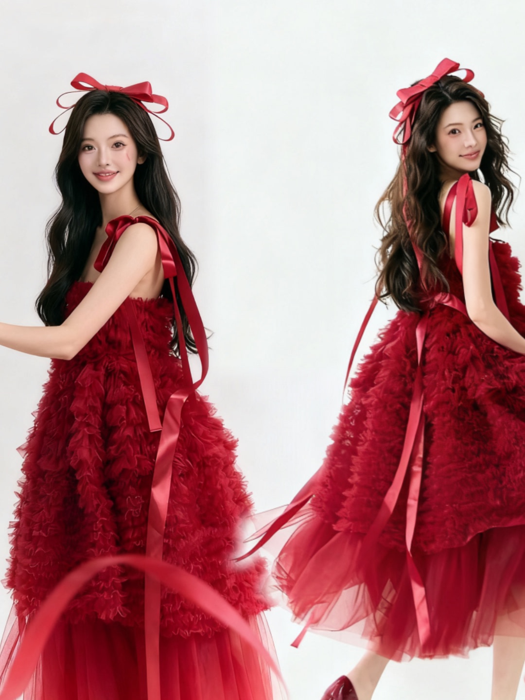 Red Tulle Skirt Artistic Birth - огляд і ціна Photography Studio