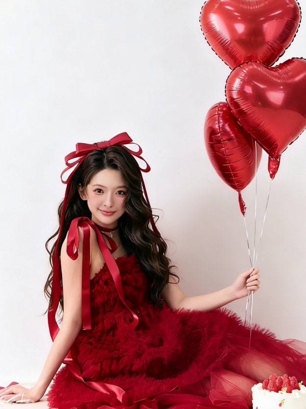 Red Tulle Skirt Artistic Birth - огляд і ціна Photography Studio