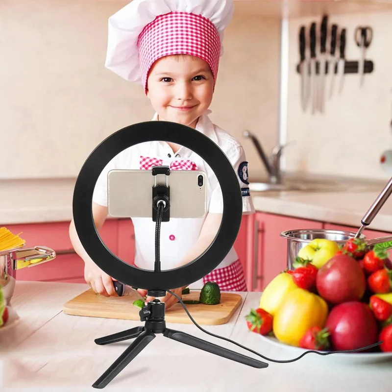 Dimmable26cm LED Ring Light Ki - огляд і ціна Photography Umbrella Lighting Kit