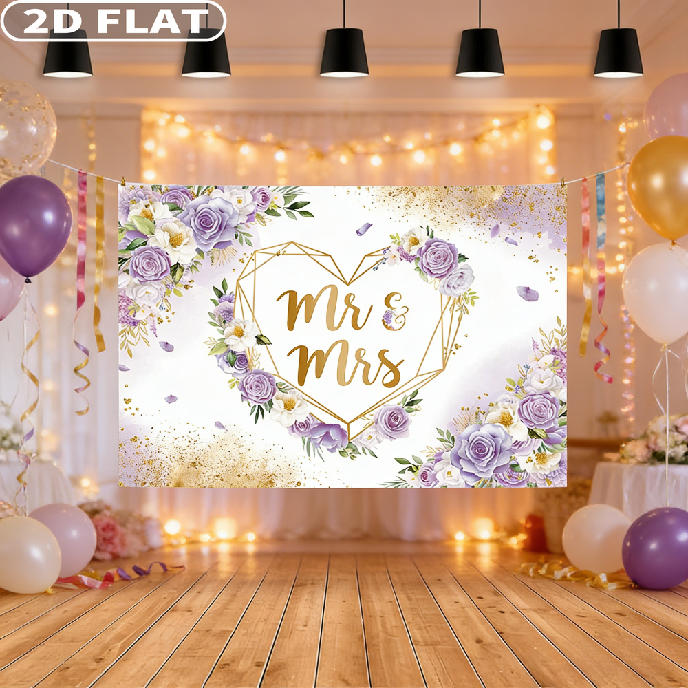 2D FLAT 1pc 7x5ft/6x8ft Mr & M - огляд і ціна Photography Studio