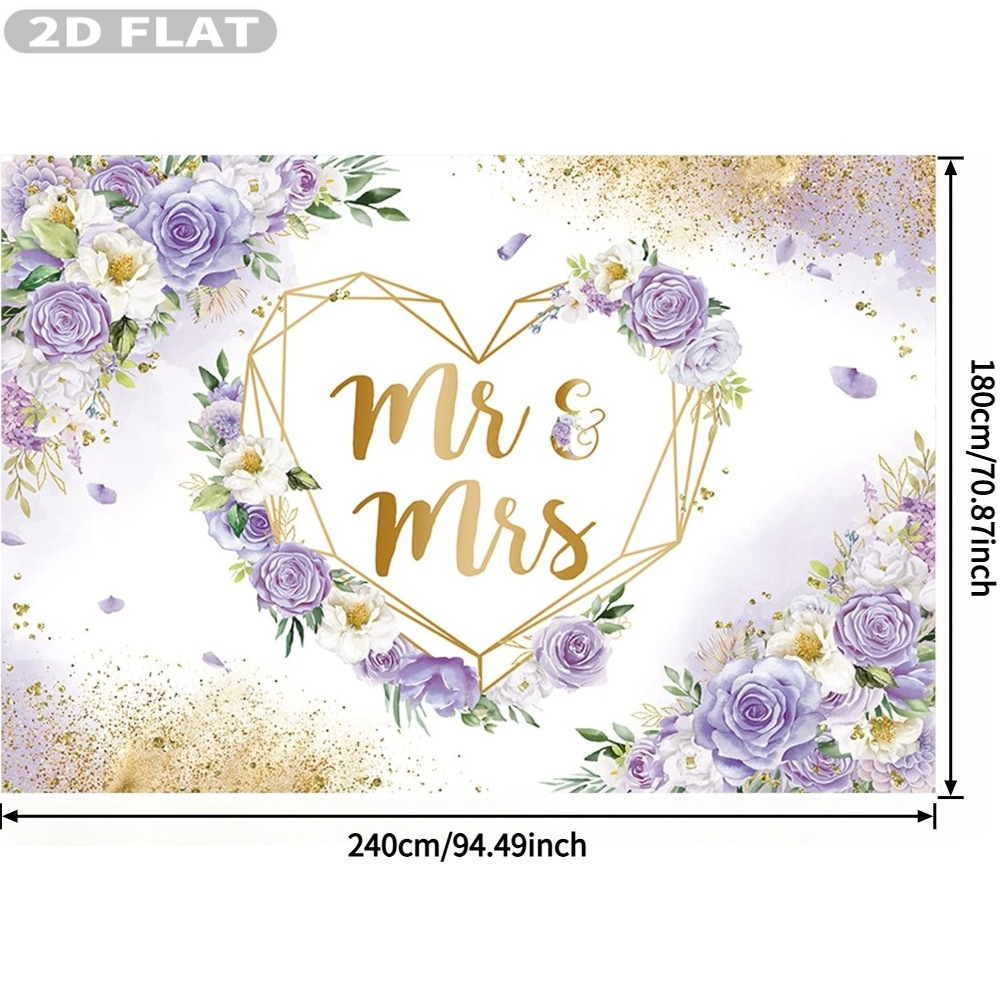 2D FLAT 1pc 7x5ft/6x8ft Mr & M - огляд і ціна Photography Studio
