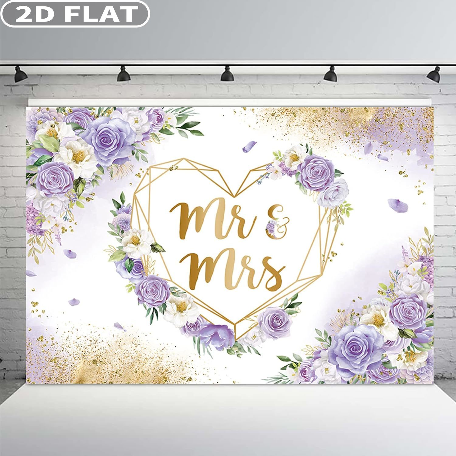 2D FLAT 1pc 7x5ft/6x8ft Mr & M - огляд і ціна Photography Studio
