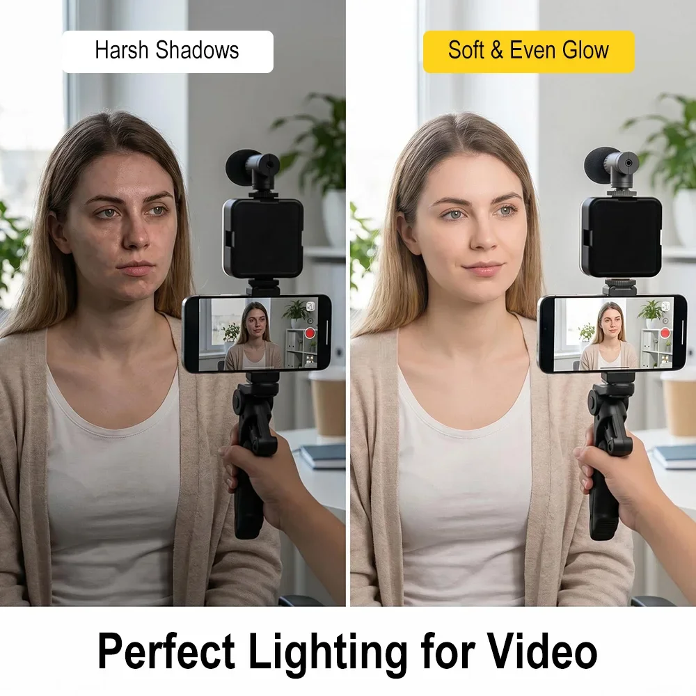 Smartphone Vlogging Kit Led Vi - огляд і ціна Photography Umbrella Lighting Kit