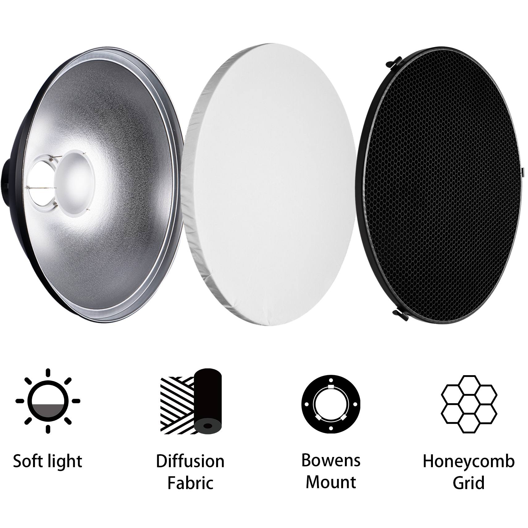 Selens Reflector Beauty Dish 3 - огляд і ціна Beauty Dish Softbox