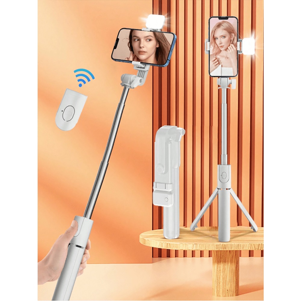 1pc Portable Selfie Stick With - огляд і ціна Photography Video