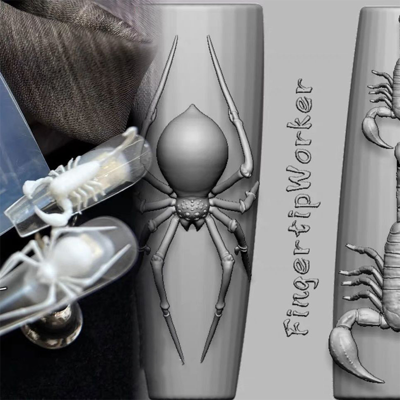 3D Spider Scorpion Silicone Na - огляд і ціна Photography Night