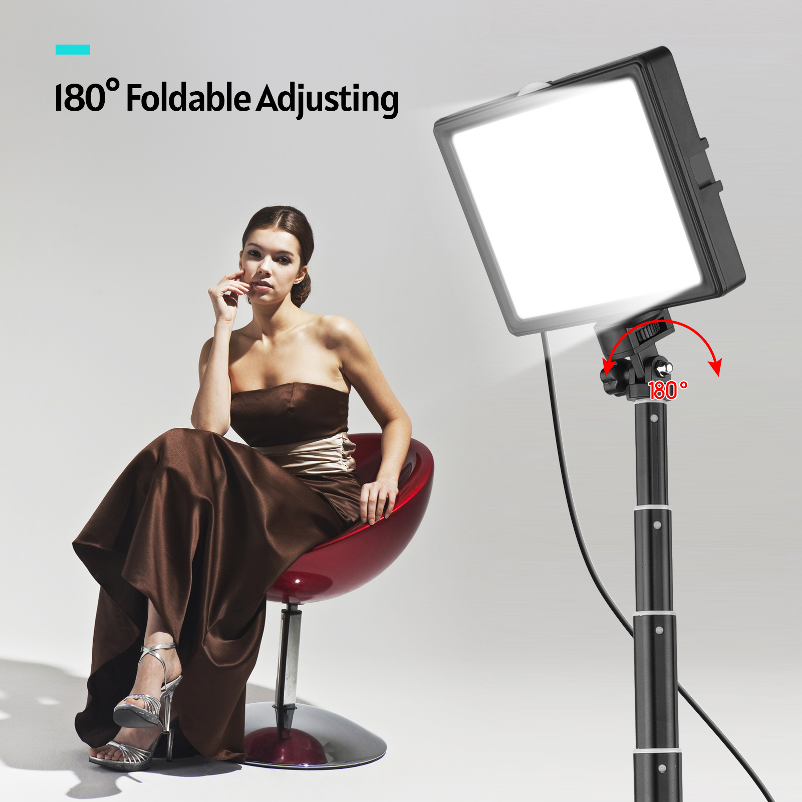Andoer 2pcs LED Video Light Ki - огляд і ціна Photography Umbrella Lighting Kit