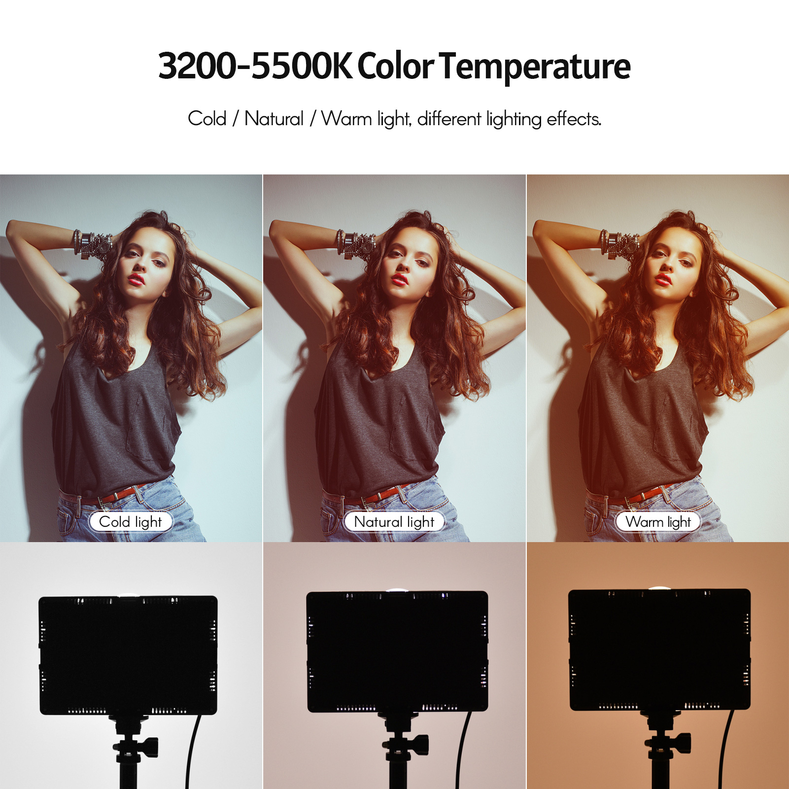 Andoer 2pcs LED Video Light Ki - огляд і ціна Photography Umbrella Lighting Kit