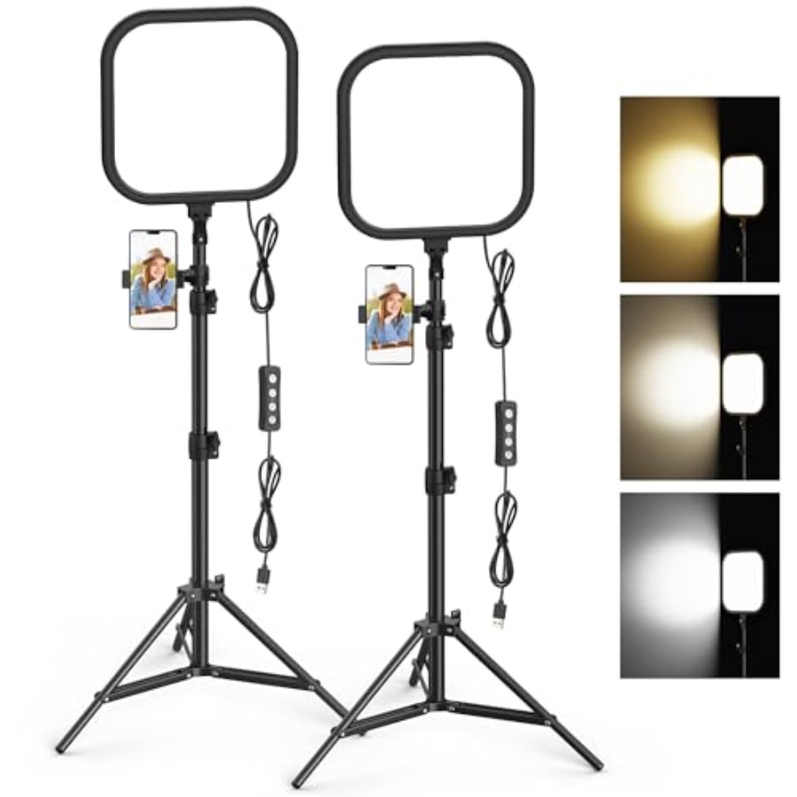 2Pack LED Video Light Kit, 15W - огляд і ціна Photography Video