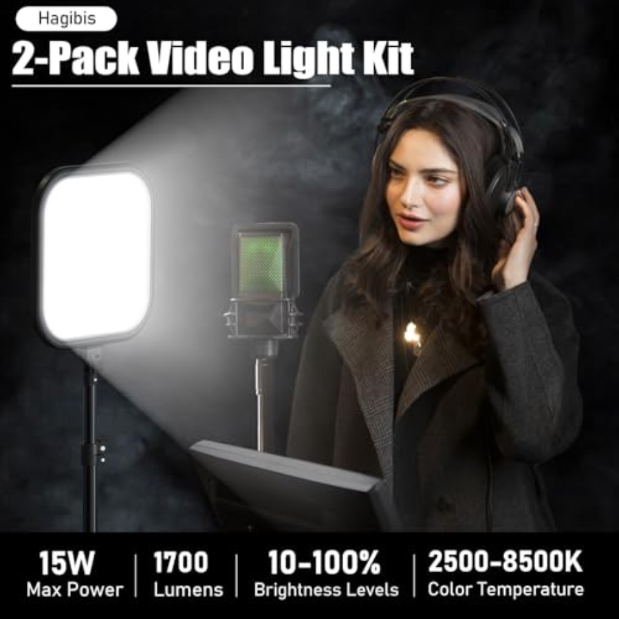 2Pack LED Video Light Kit, 15W - огляд і ціна Photography Video