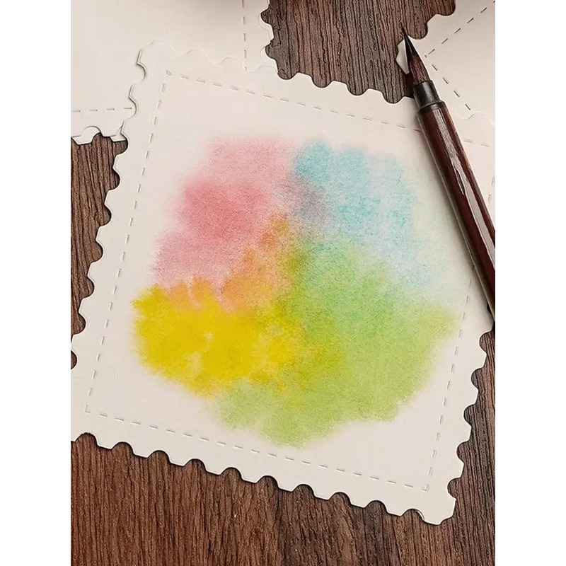 Stamp Ticket Stub Watercolor P - огляд і ціна Photography Fine Art